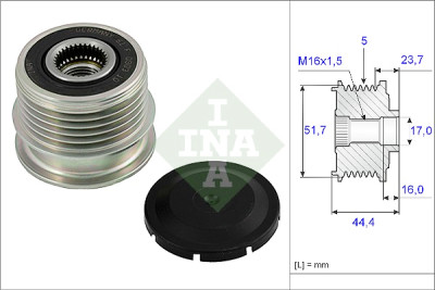 Roda livre do alternador