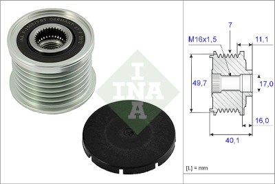 Roda livre do alternador