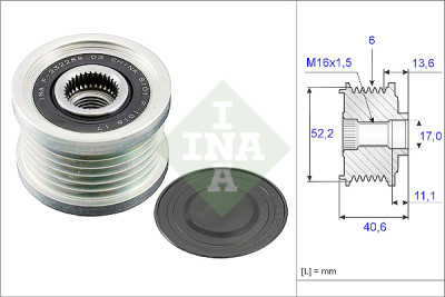Roda livre do alternador