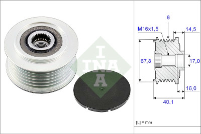 Roda livre do alternador