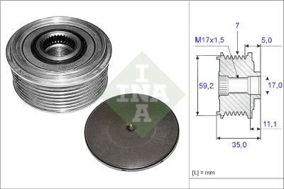 Roda livre do alternador
