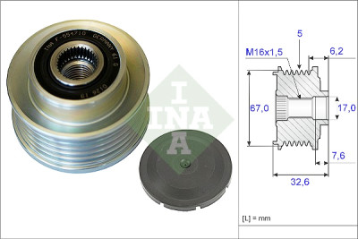 Roda livre do alternador