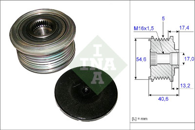 Roda livre do alternador