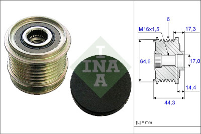 Roda livre do alternador