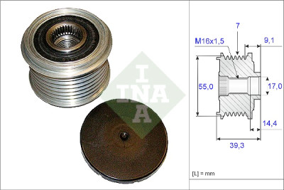Roda livre do alternador