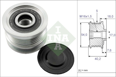 Roda livre do alternador