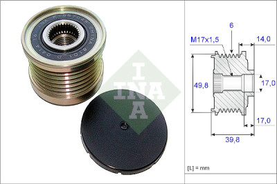 Roda livre do alternador