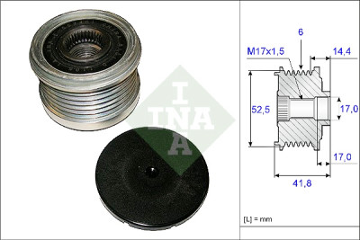 Roda livre do alternador