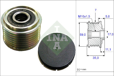 Roda livre do alternador