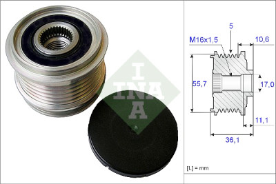Roda livre do alternador