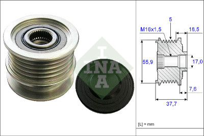 Roda livre do alternador