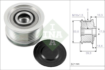 Roda livre do alternador