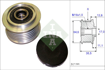 Roda livre do alternador