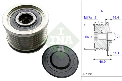 Roda livre do alternador