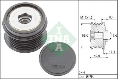 Roda livre do alternador