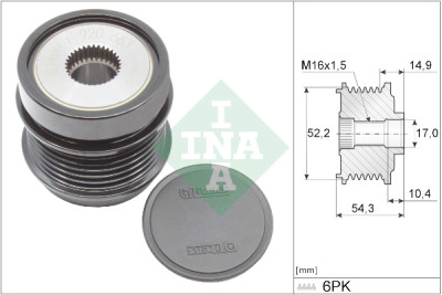 Roda livre do alternador