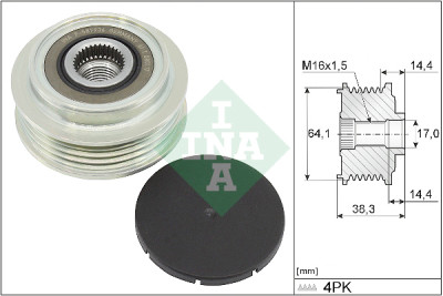 Roda livre do alternador