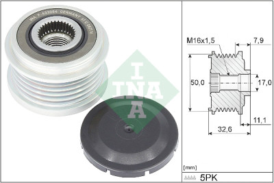 Roda livre do alternador