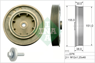 Kit da polia da correia da cambota