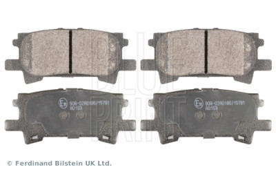 Conjunto de 4 pastilhas de freio BLUEPRINT ADT342154