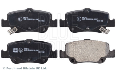 Conjunto de 4 pastilhas de freio BLUEPRINT ADT342173BLU