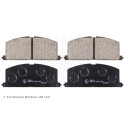 Conjunto de 4 pastilhas de freio BLUEPRINT ADT34279