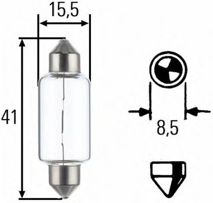 Pacote de luzes de ré (10 unidades) HELLA 8GM 002 091-141