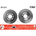 Conjunto de discos de freio TRW DF1221