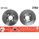 Conjunto de discos de freio TRW DF1530