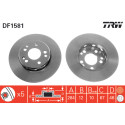 Conjunto de discos de freio TRW DF1581