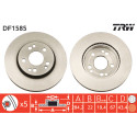 Conjunto de discos de freio TRW DF1585
