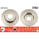 Conjunto de discos de freio TRW DF1612