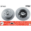 Conjunto de discos de freio TRW DF1621