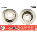 Conjunto de discos de freio TRW DF1650