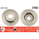 Conjunto de discos de freio TRW DF1722