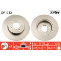Conjunto de discos de freio TRW DF1732