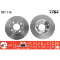 Conjunto de discos de freio TRW DF1810
