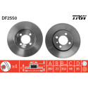 Conjunto de discos de freio TRW DF2550