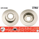 Conjunto de discos de freio TRW DF2598