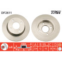 Conjunto de discos de freio TRW DF2611