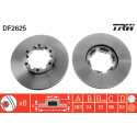 Conjunto de discos de freio TRW DF2625