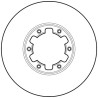 Conjunto de discos de freio TRW DF2625