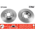 Conjunto de discos de freio TRW DF2686