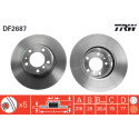 Conjunto de discos de freio TRW DF2687