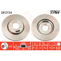 Conjunto de discos de freio TRW DF2734