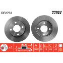 Conjunto de discos de freio TRW DF2753