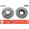 Conjunto de discos de freio TRW DF2785