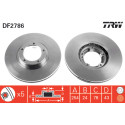 Conjunto de discos de freio TRW DF2786