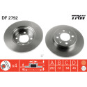 Conjunto de discos de freio TRW DF2792