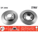 Conjunto de discos de freio TRW DF2806